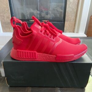 Brand new ADIDAS NMD R1 RED SHOES SNEAKERS SIZE 10.5